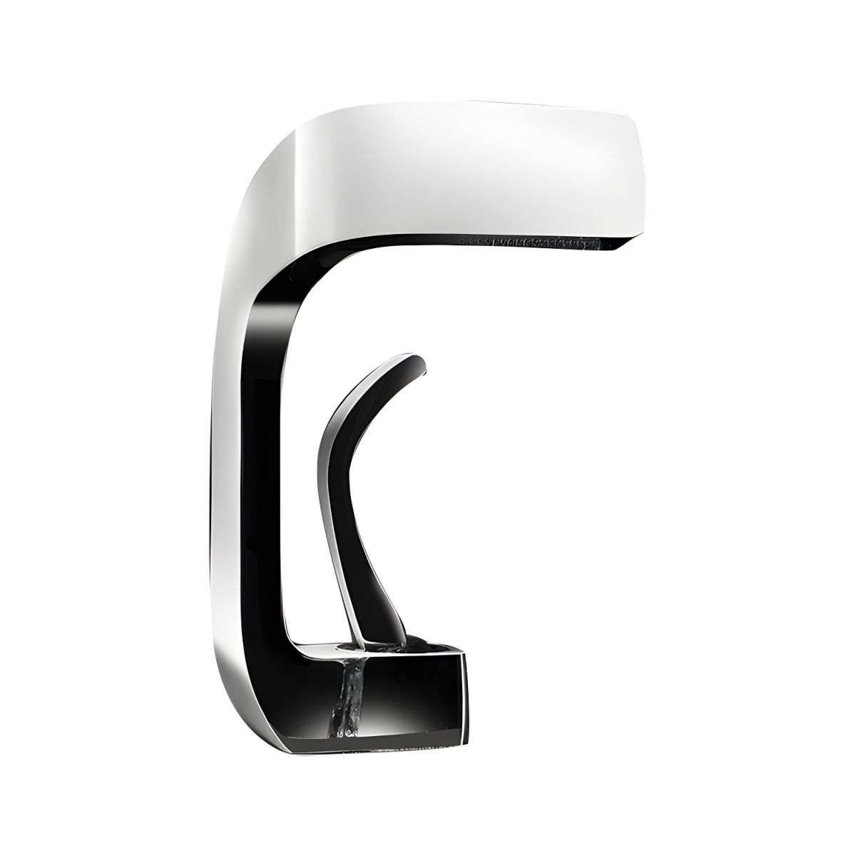Lythrac | Modern Angular Profile Waterfall Bathroom Basin Tap