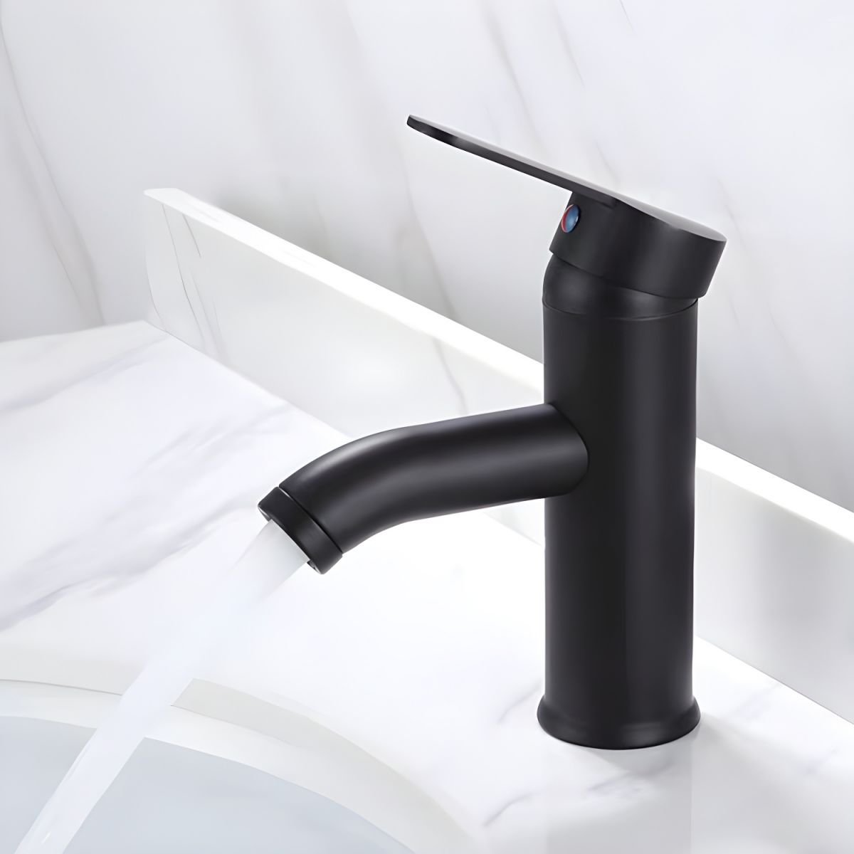 Luvarni | Arched Tubular Profile Bathroom Basin Tap