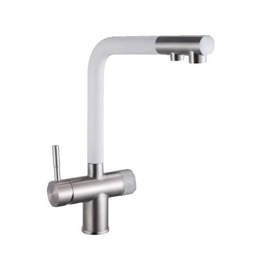 Nyvalla | Modern L-Shaped Retractable Spout Kitchen Sink Mixer Tap