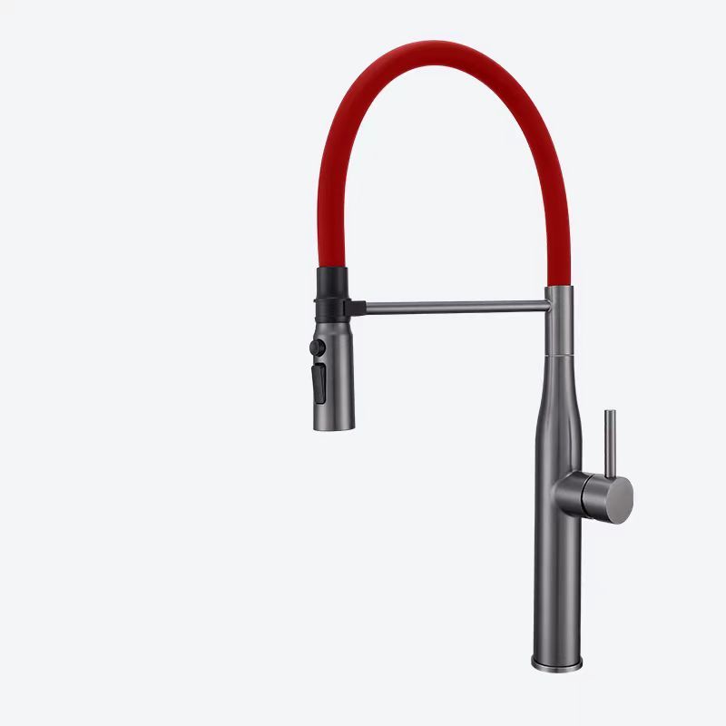 Aerisund | Industrial Arched Profile Retractable Spout Kitchen Sink Mixer Tap