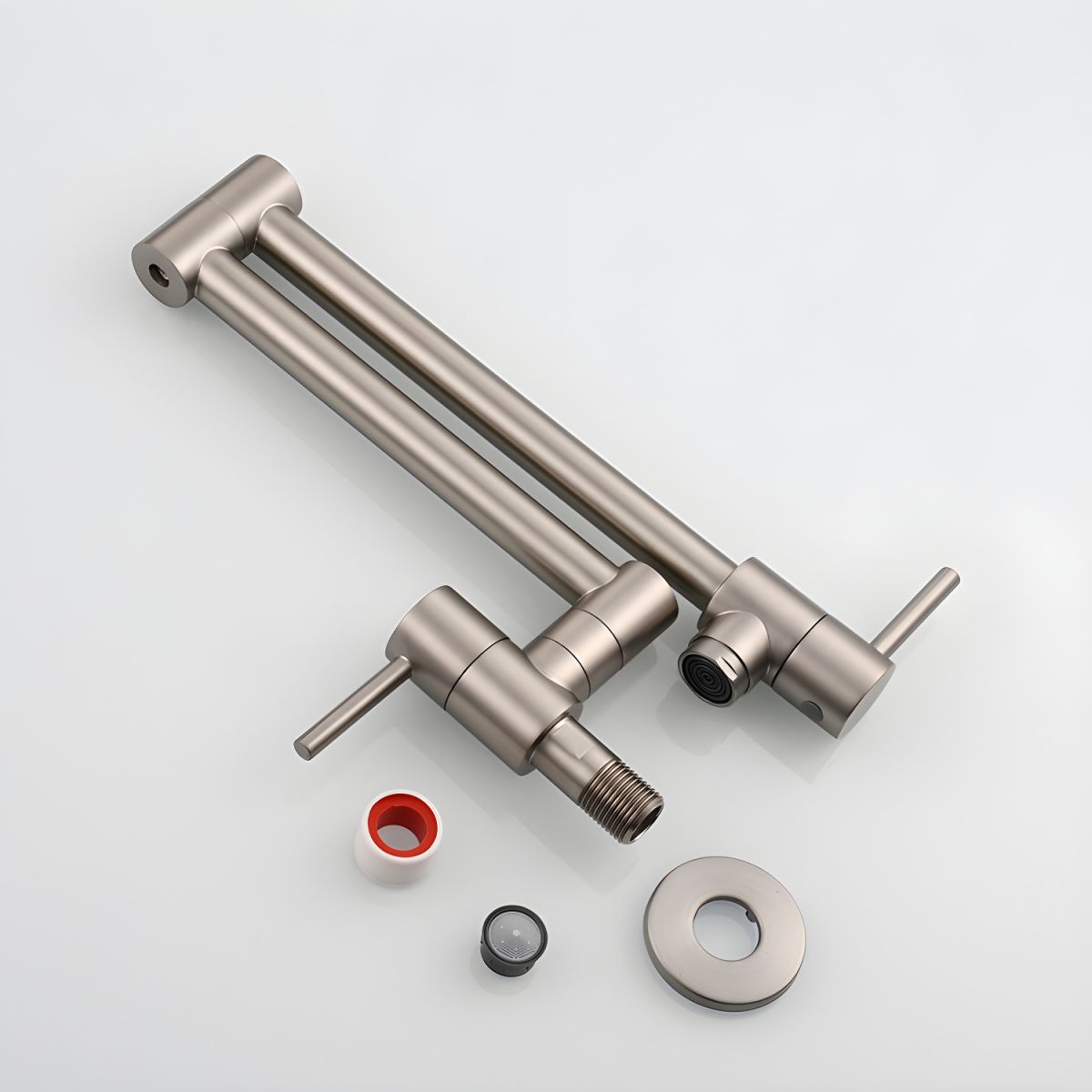 Sylvord | Modern Wall Mounted Folding Articulated Arm Kitchen Pot Filler Tap