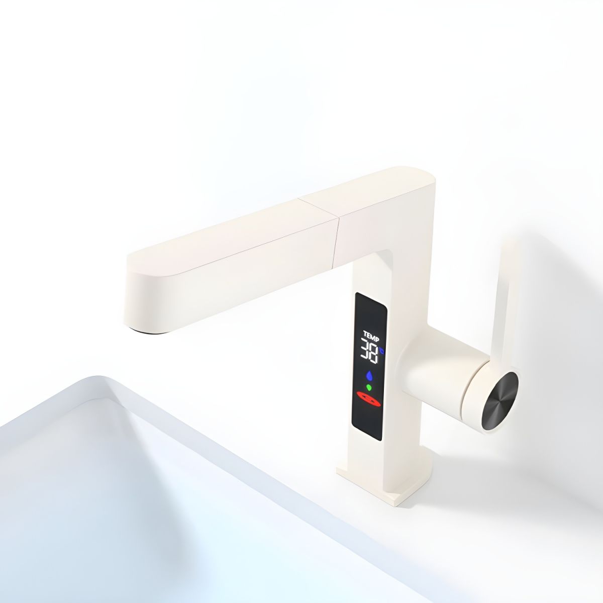 Keldunir | Modern Touch Activated Retractable Spout Bathroom Sink Tap