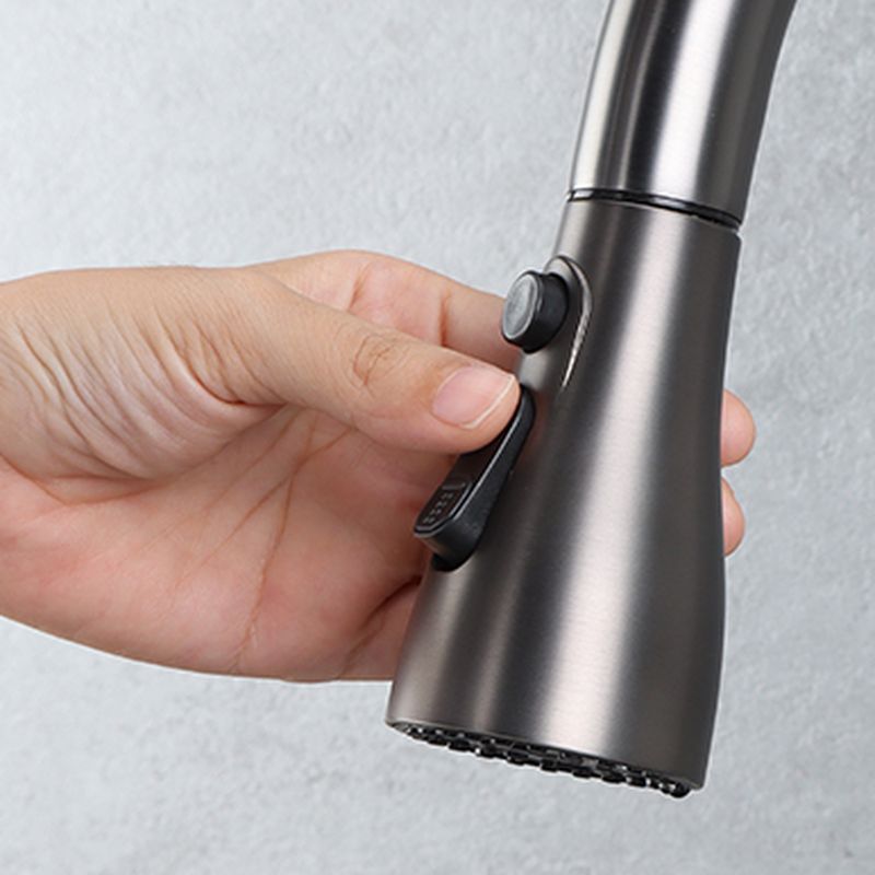 Nordivall | Modern Arched Profile Retractable Spout Kitchen Sink Mixer Tap