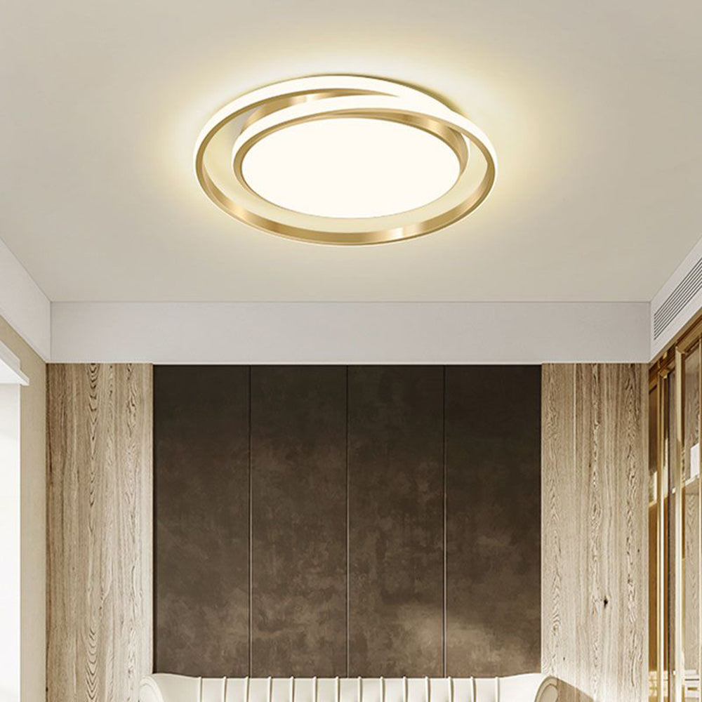 Halo | Contemporary Circular Flush Mount Ceiling Light