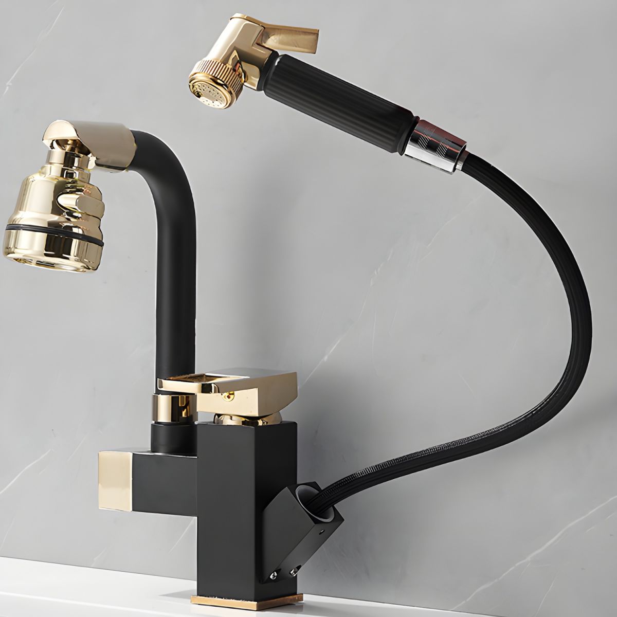 Sylthor | Luxury Swivel Spout High Arc Vessel Bathroom Sink Tap