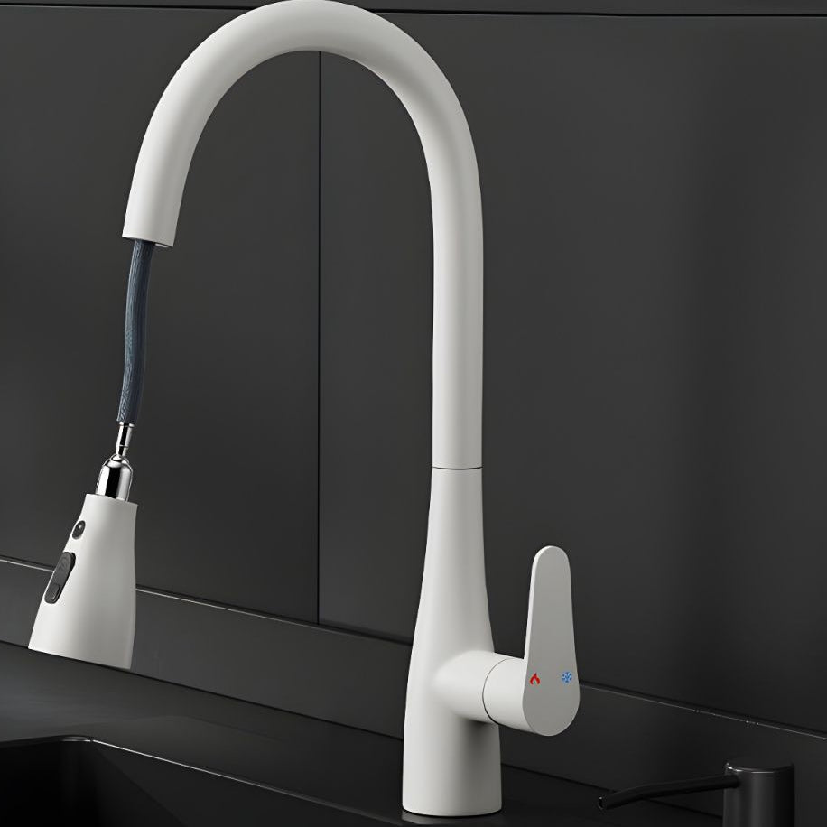 Aerialvik | Modern High Arc Touchless Retractable Spout Kitchen Sink Mixer Tap