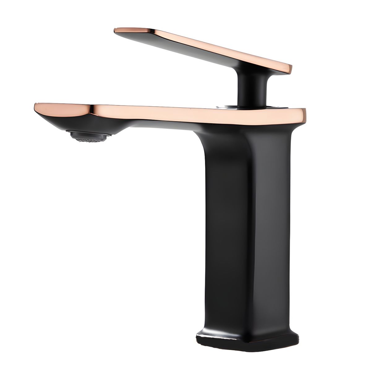 Juvandis | Modern Cuboid Profile Single Lever Bathroom Basin Tap