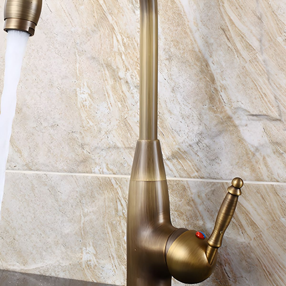 Sylviken | Luxury High Arc Swivel Spout Gooseneck Kitchen Sink Mixer Tap