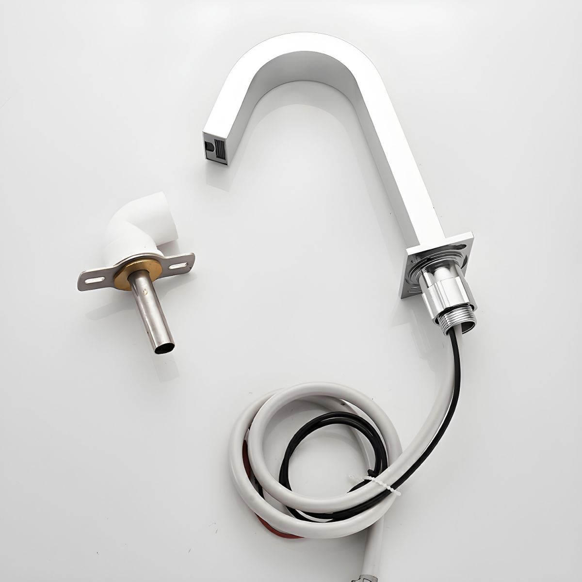 Eldurix | Sleek Touchless Motion Sensor High Arc Bathroom Sink Tap