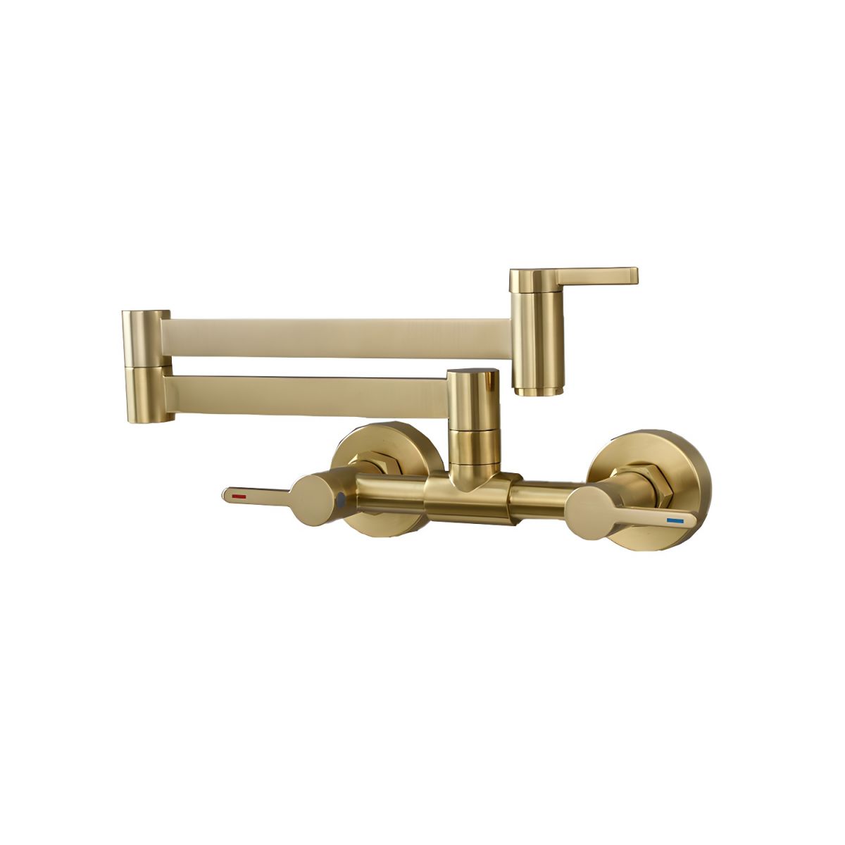 Arviken | Sleek Wall Mounted Folding Arm Pot Filler Kitchen Tap