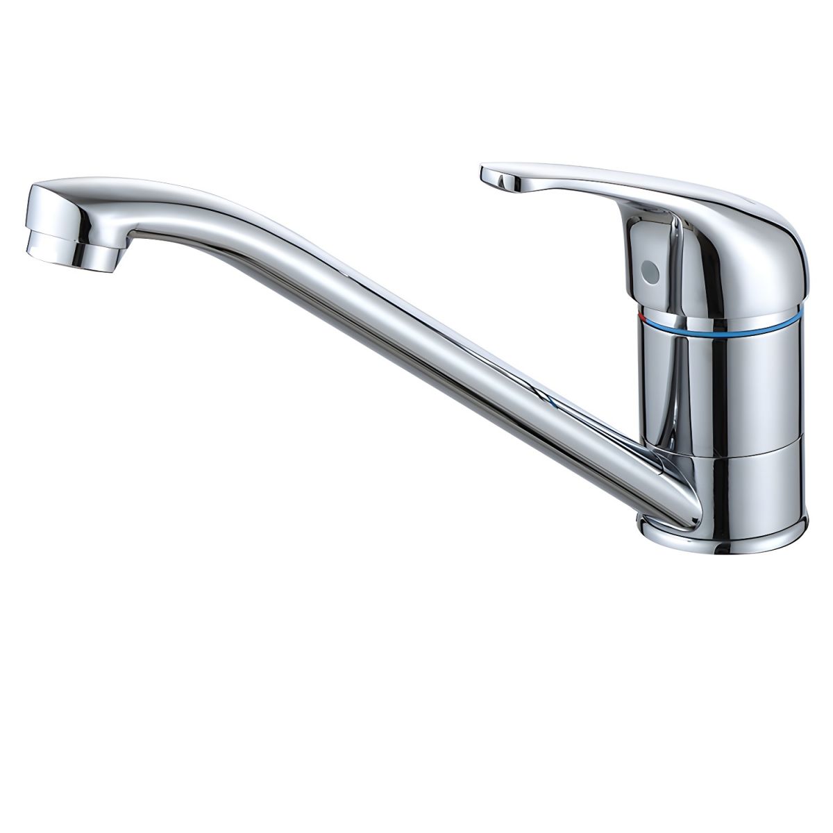 Thalvika | Elegant Low Arc Swivel Spout Single Lever Kitchen Sink Mixer Tap