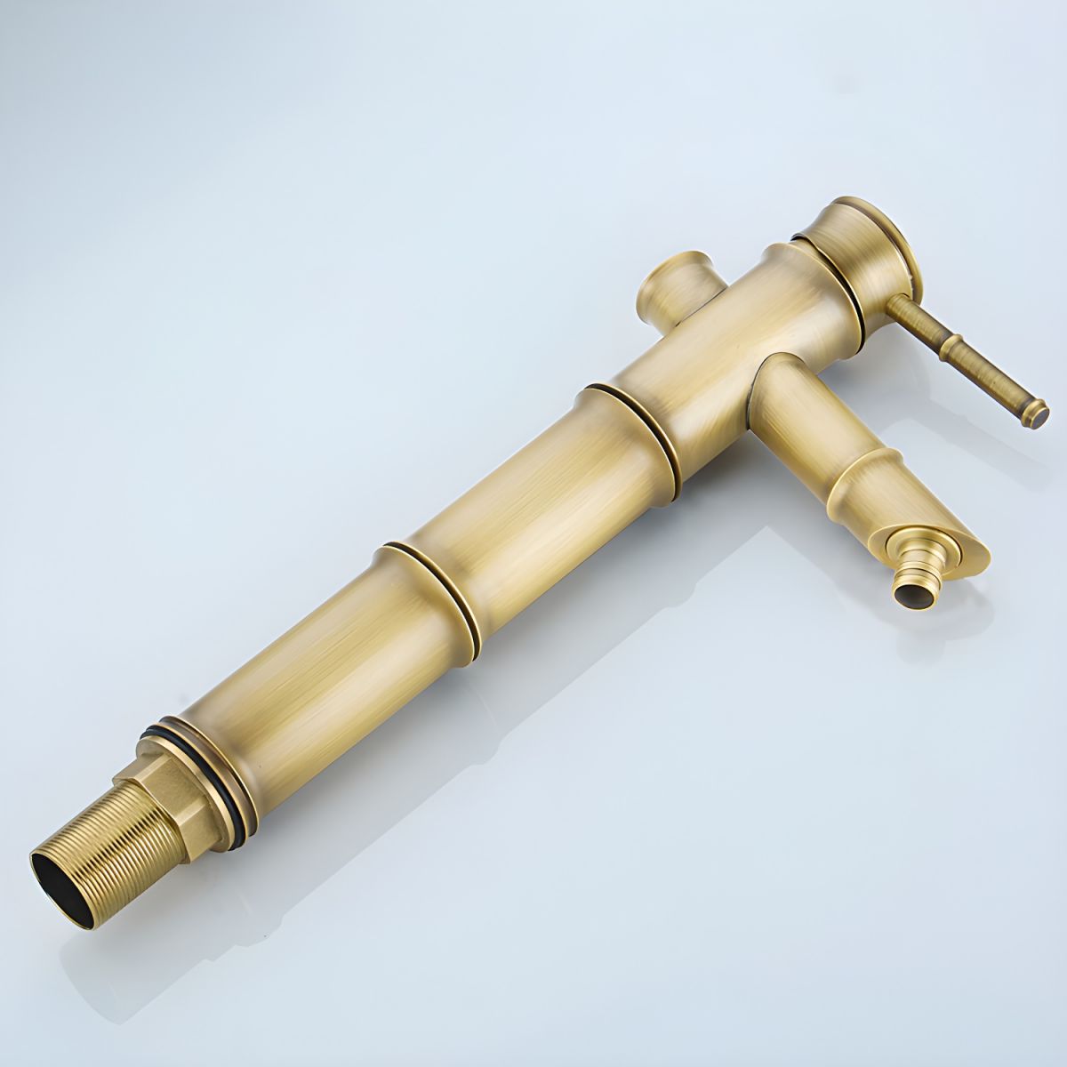 Kestrum | Artisan Bamboo Silhouette Arched Column Bathroom Sink Tap