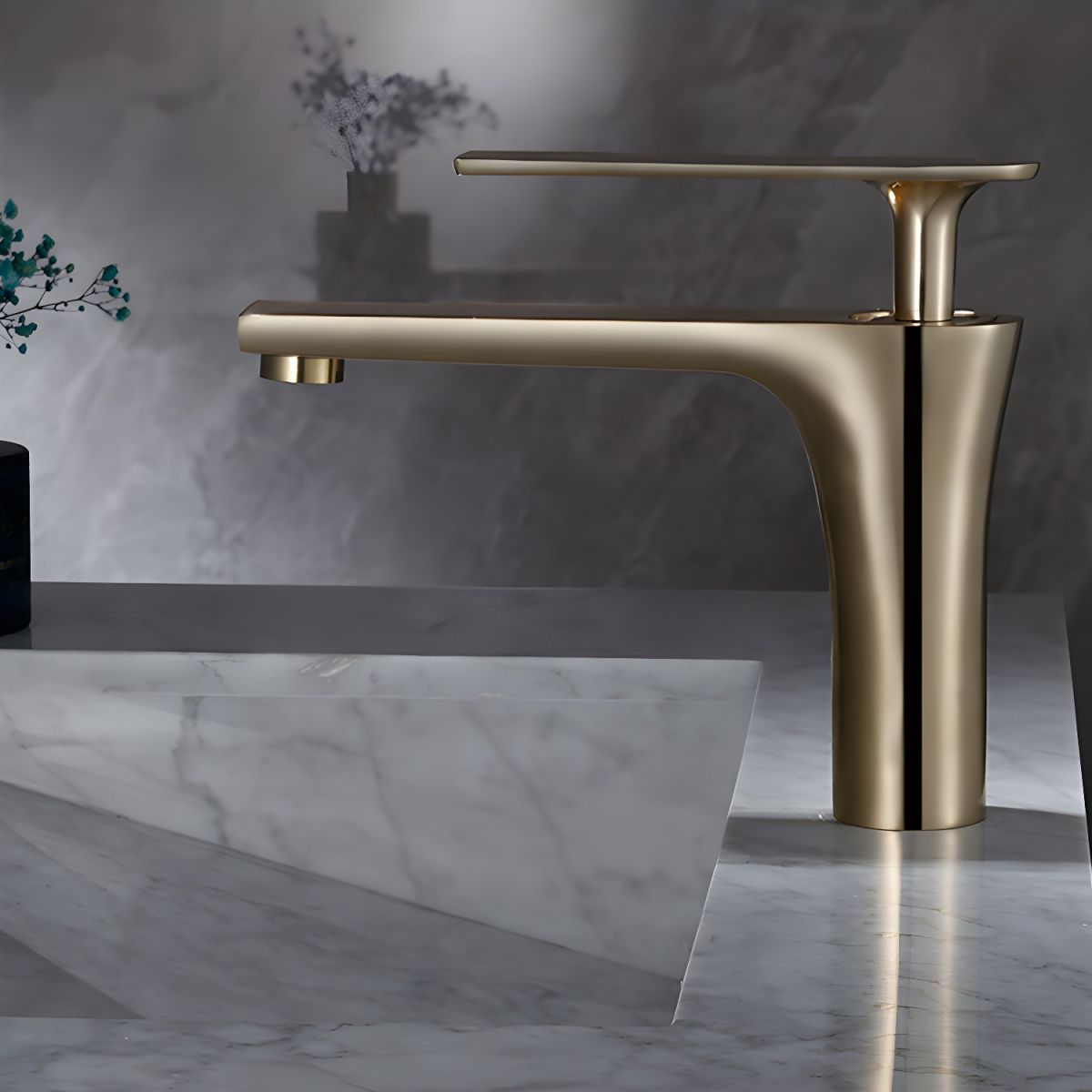 Kestrum | Modern Arched Column Bathroom Basin Tap
