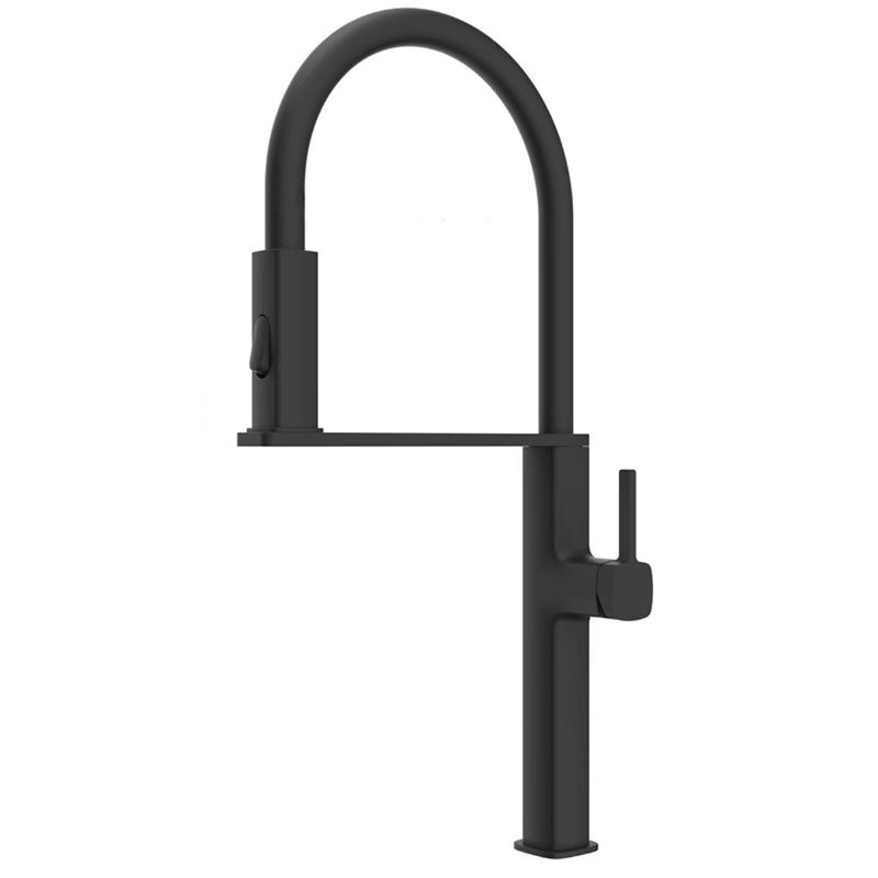 Eldvalla | Modern Gooseneck Silhouette Swivel Spout Kitchen Sink Mixer Tap