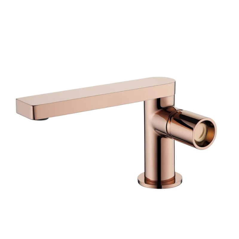 Lindovur | Contemporary Tubular Arched Column Single Lever Bathroom Sink Tap