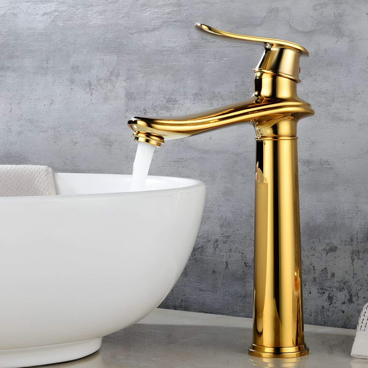 Alsvior | Vintage Low Arc Widespread Lever Bathroom Sink Tap