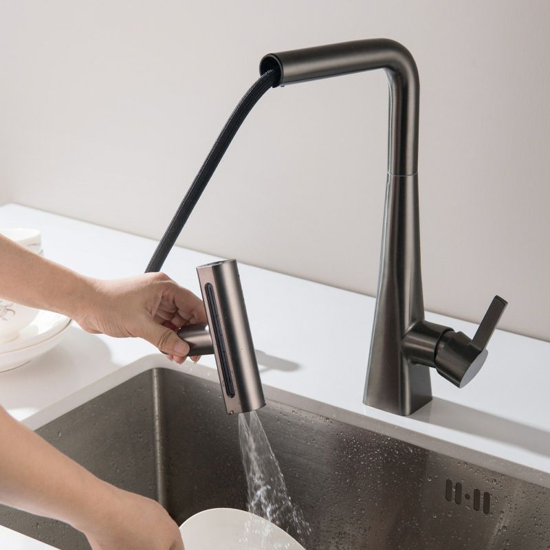 Luxvarka | Modern Pull Out Rotatable Sprayer Kitchen Sink Mixer Tap