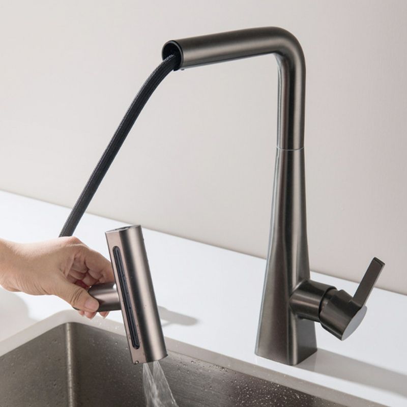 Luxvarka | Modern Pull Out Rotatable Sprayer Kitchen Sink Mixer Tap