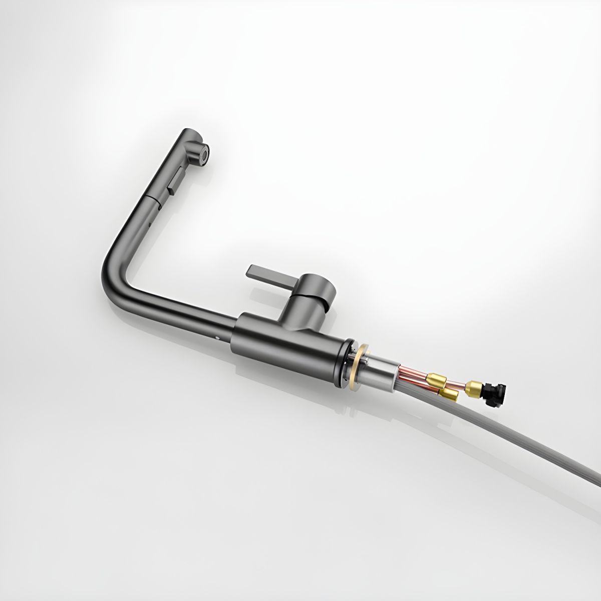 Kalsvige | Modern Profile Retractable Spout Kitchen Sink Mixer Tap