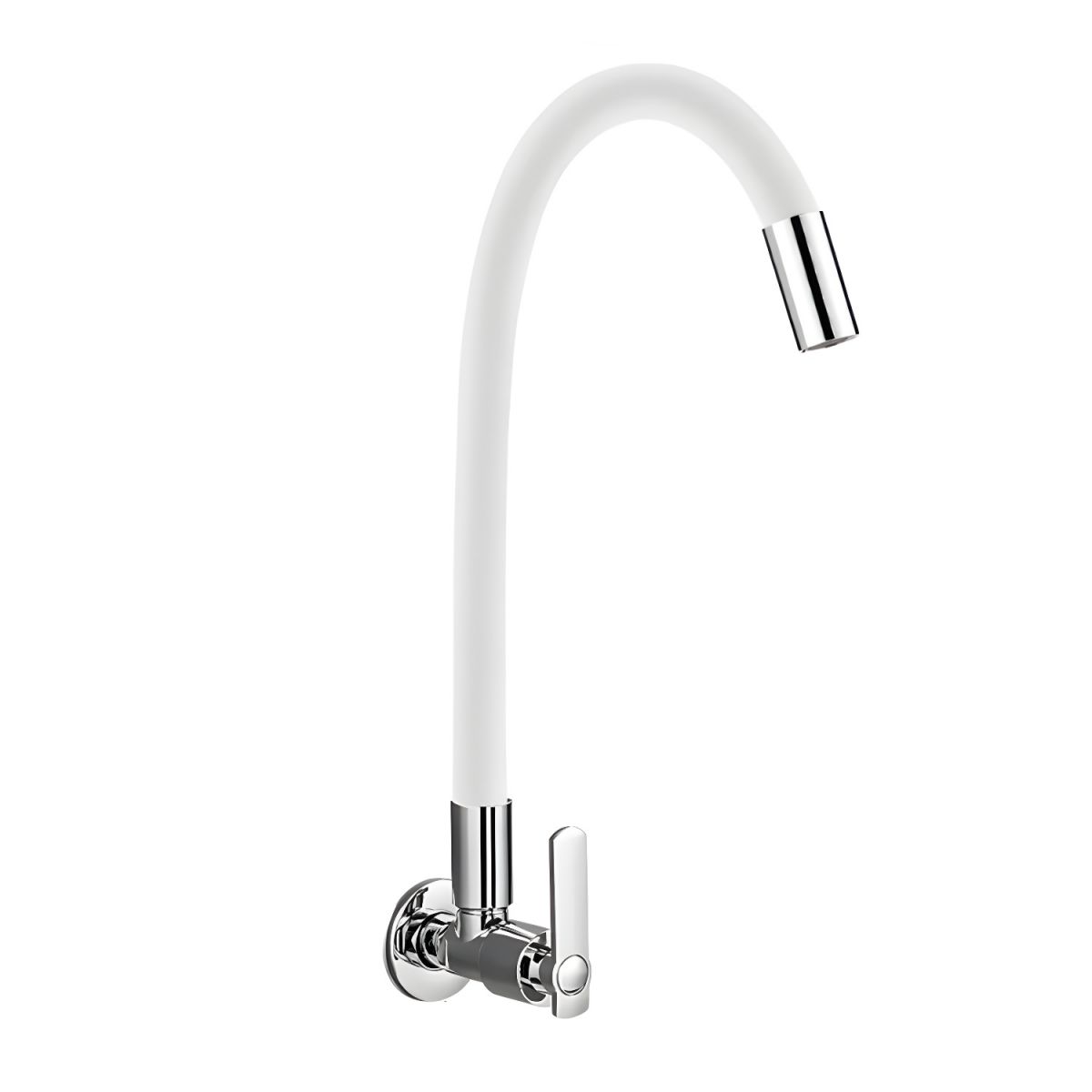 Lythavik | Modern Gooseneck Swivel Spout Wall Mounted Kitchen Tap