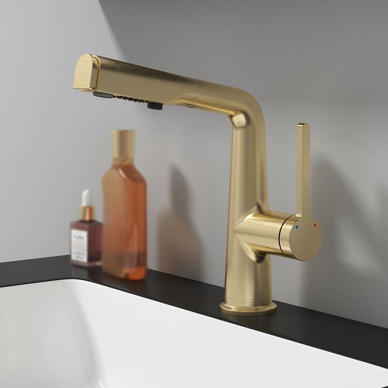 Hravonur | Modern L-Shaped Deck Mounted Bathroom Sink Tap
