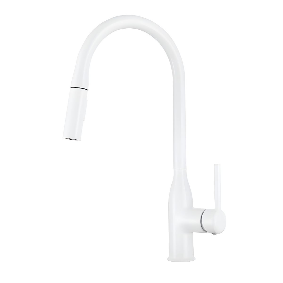 Fjordis | Nordic Gooseneck Pull Out Swivel Spout Kitchen Sink Mixer Tap