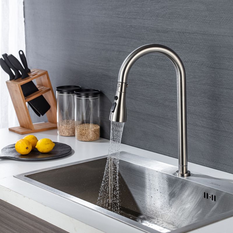Oksvorne | Modern High Arc Swivel Spout Kitchen Sink Tap
