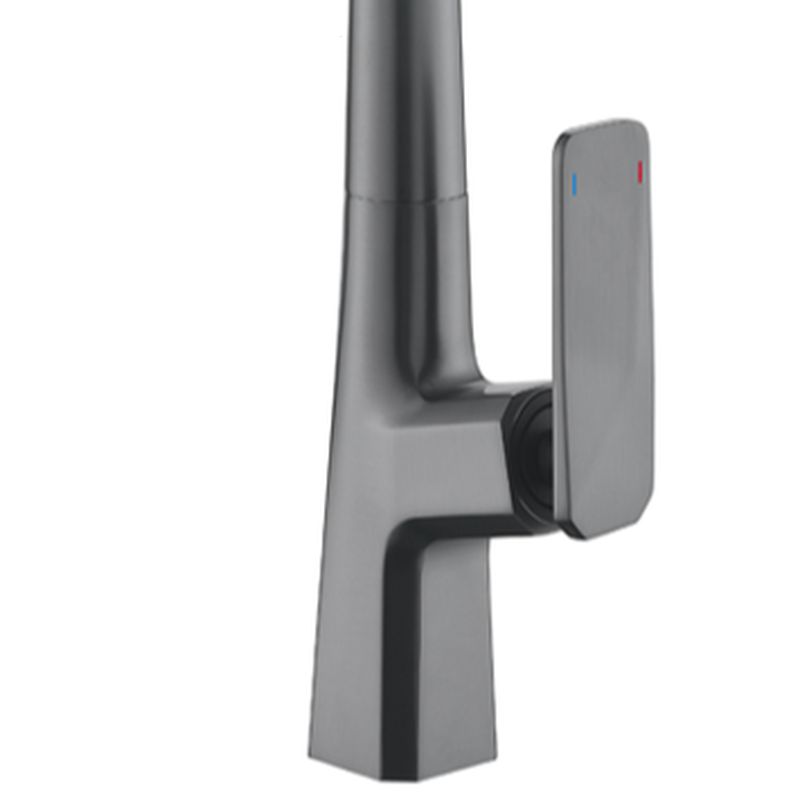 Alvonder | Modern Arched Profile Retractable Spout Kitchen Sink Mixer Tap