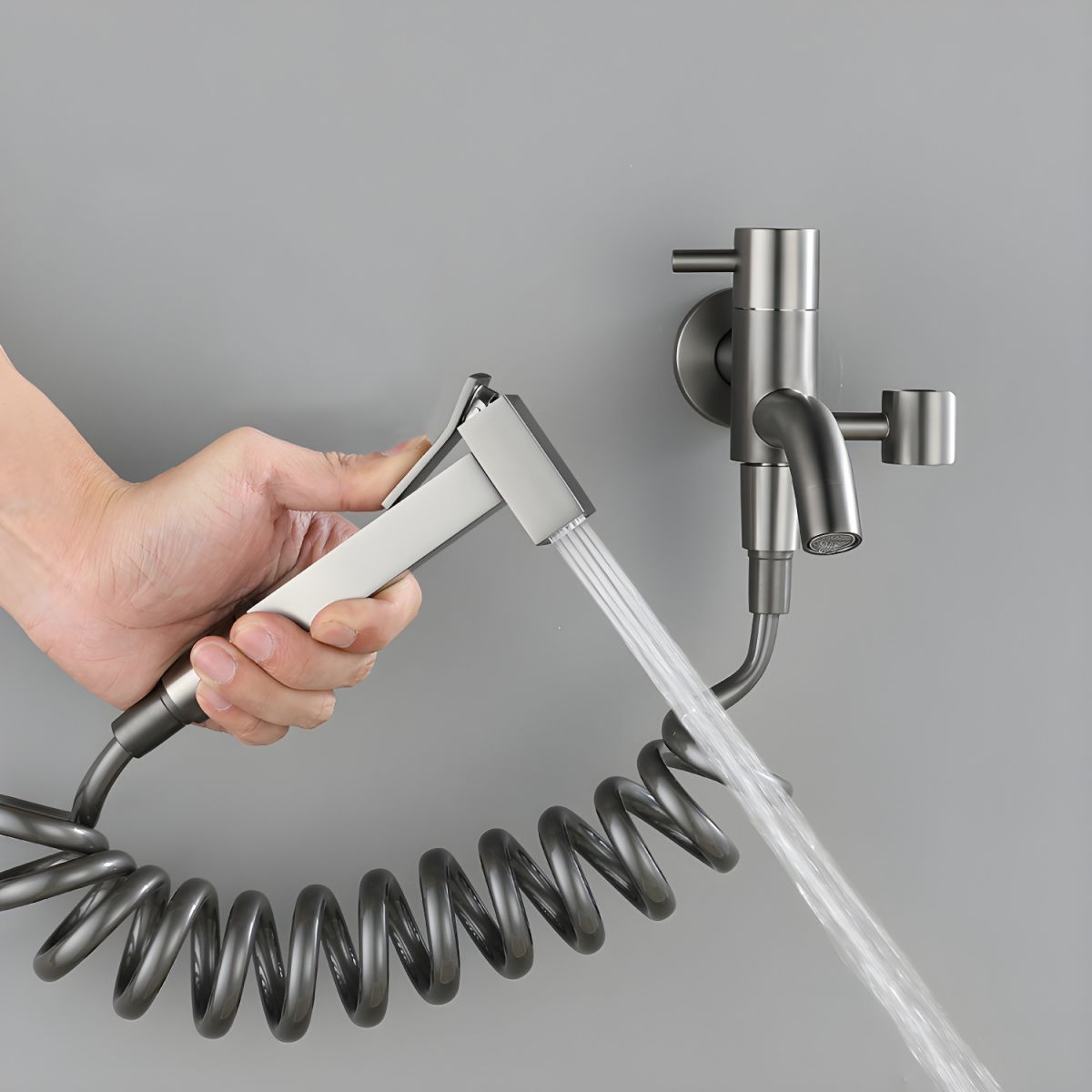 Oksvalle | Modern Wall Mounted Utility Bathroom Tap