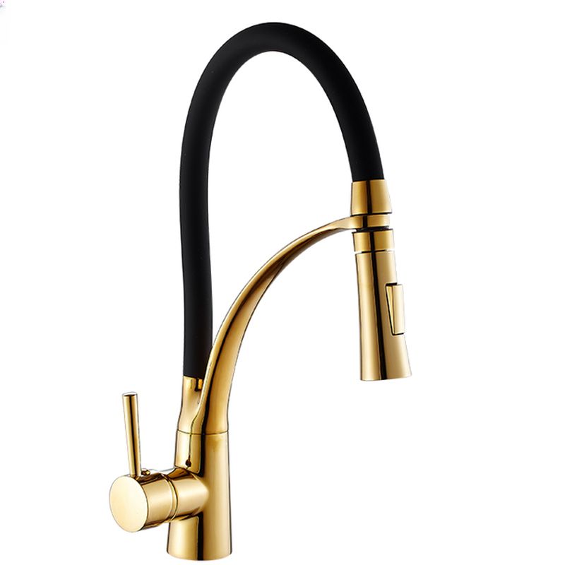 Arvidem | Modern High Arc Pull Down Spring Spout Kitchen Sink Mixer Tap
