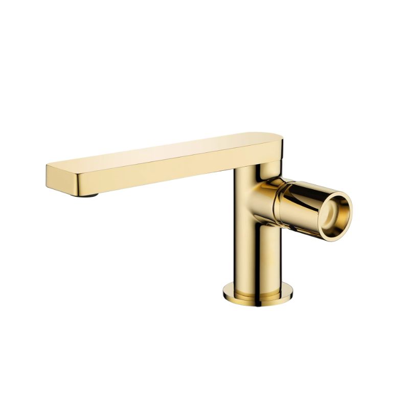Lindovur | Contemporary Tubular Arched Column Single Lever Bathroom Sink Tap