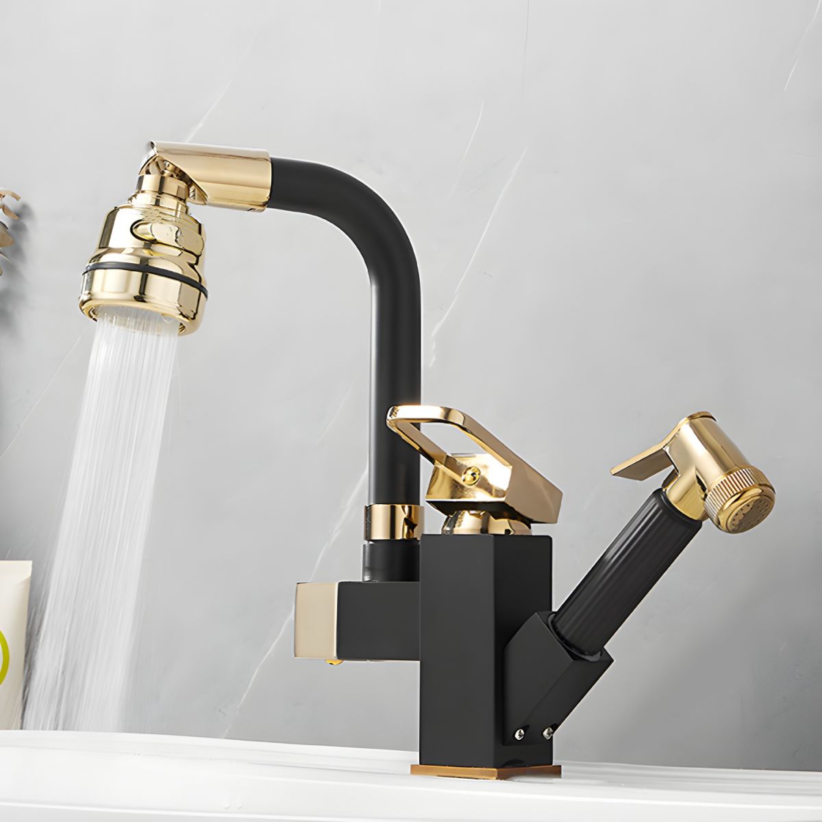 Sylthor | Luxury Swivel Spout High Arc Vessel Bathroom Sink Tap