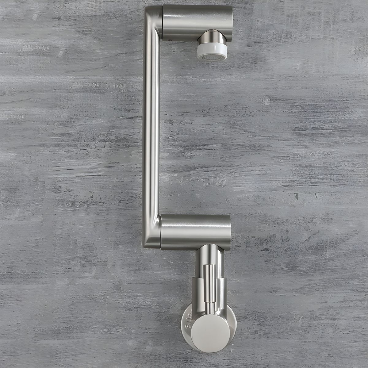 Nythronic | Modern Articulated Arm Swivel Spout Wall Mounted Bathroom Tap