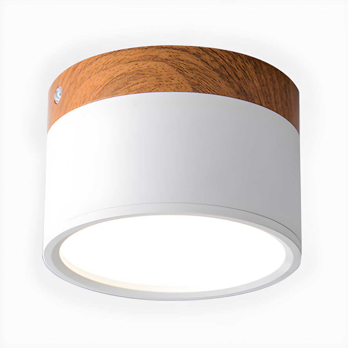 Kelryn | Minimalist Wood Metal Surface Mount Ceiling Spotlight
