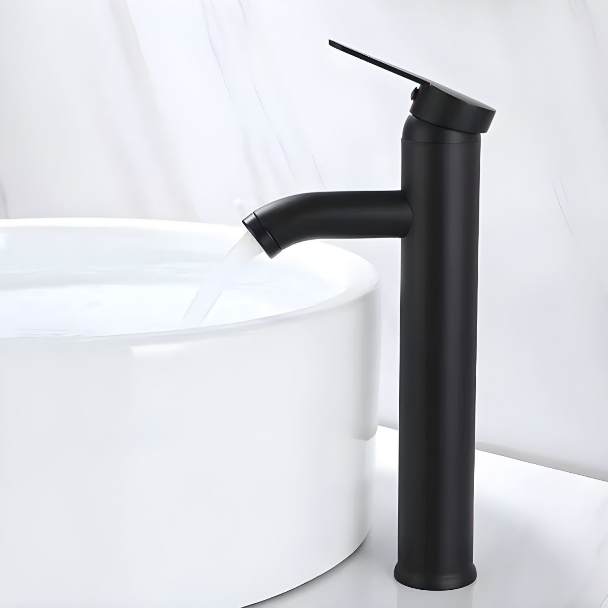 Luvarni | Arched Tubular Profile Bathroom Basin Tap