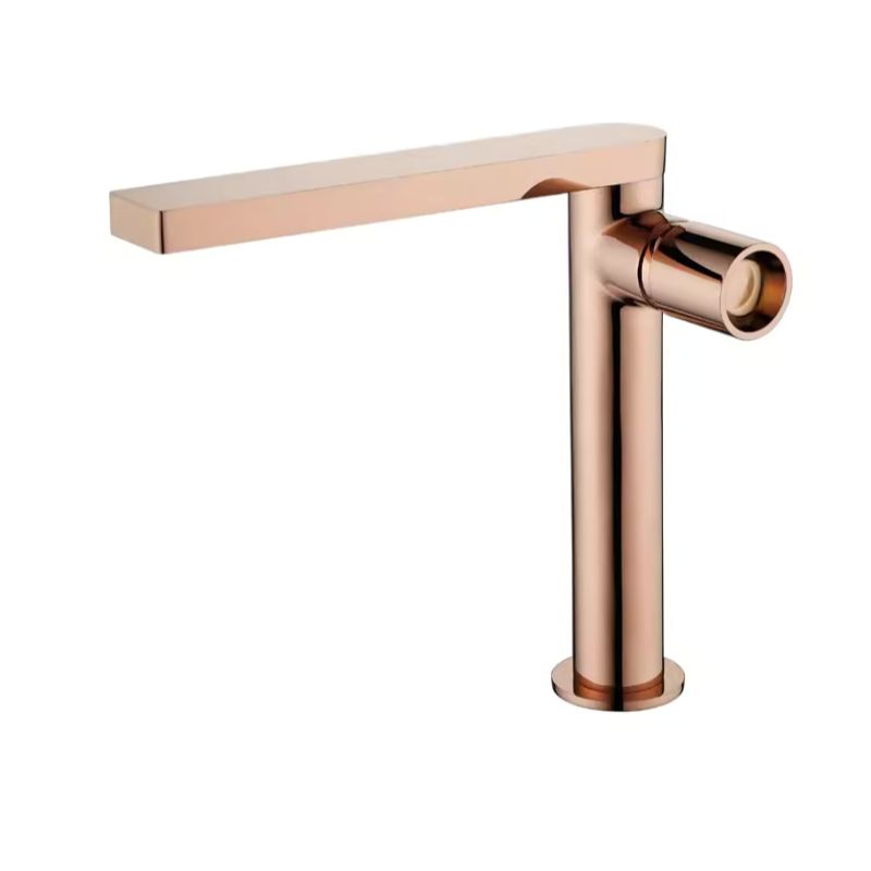 Lindovur | Contemporary Tubular Arched Column Single Lever Bathroom Sink Tap