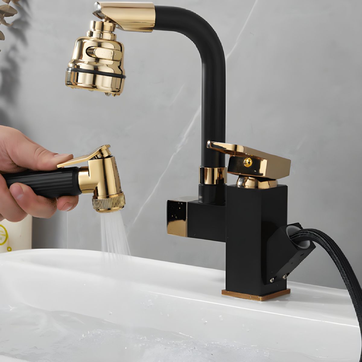 Sylthor | Luxury Swivel Spout High Arc Vessel Bathroom Sink Tap