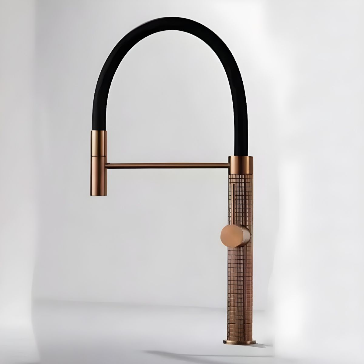 Lythvike | Industrial High Arc Swivel Spout Kitchen Sink Mixer Tap with Single Lever