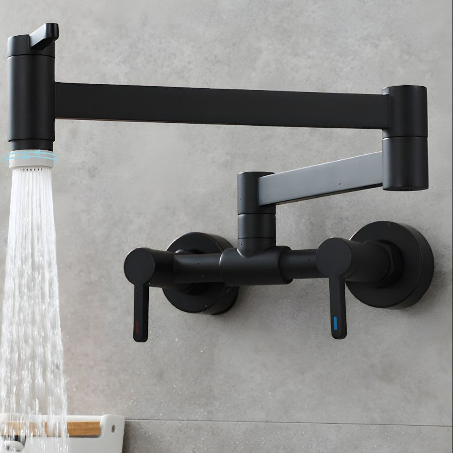 Arviken | Sleek Wall Mounted Folding Arm Pot Filler Kitchen Tap