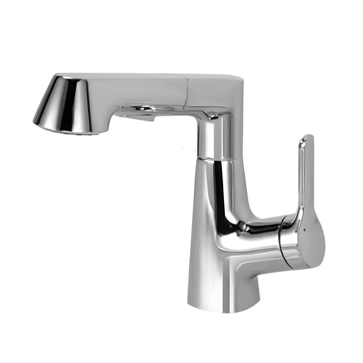 Nordivik | Sleek Retractable Spout Kitchen Sink Mixer Tap with Lever Handle