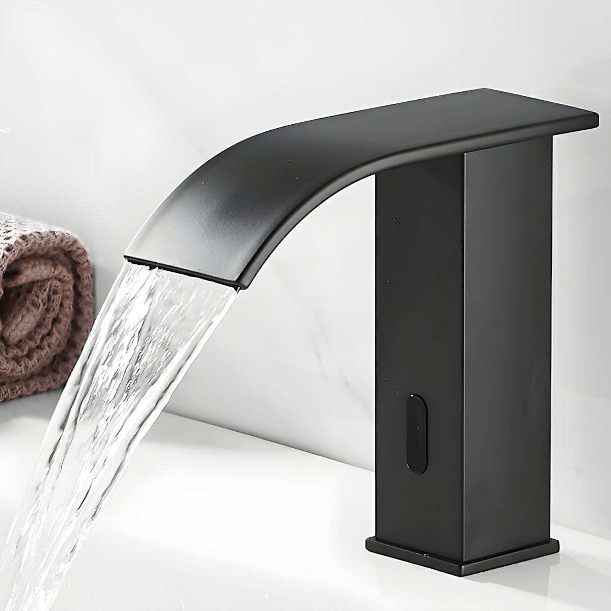 Eldrinn | Modern Arched Silhouette Automatic Motion Sensor Bathroom Sink Tap