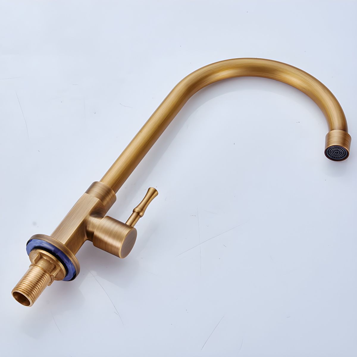 Lythavik | Elegant Gooseneck High Arc Kitchen Sink Mixer Tap with Lever