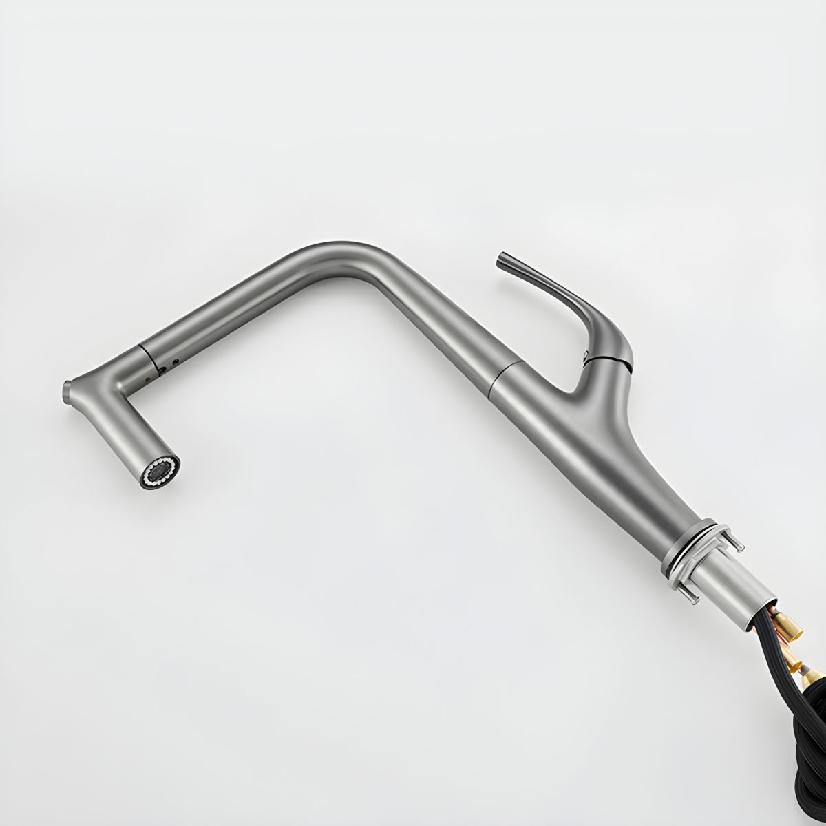 Arviken | Nordic High Arc Swivel Spout Pull Out Kitchen Sink Mixer Tap