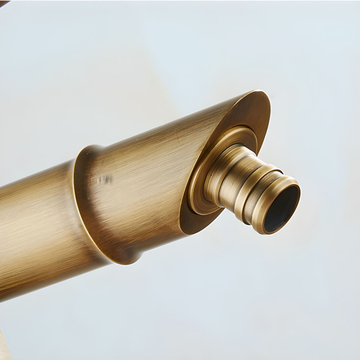 Kestrum | Artisan Bamboo Silhouette Arched Column Bathroom Sink Tap