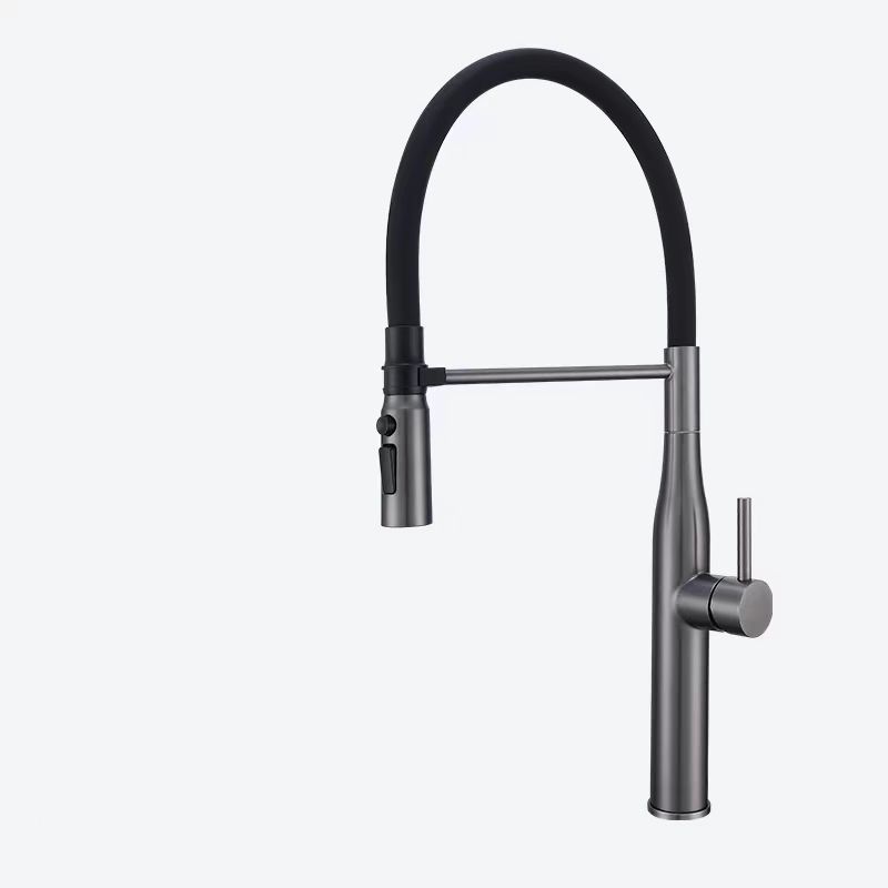 Aerisund | Industrial Arched Profile Retractable Spout Kitchen Sink Mixer Tap