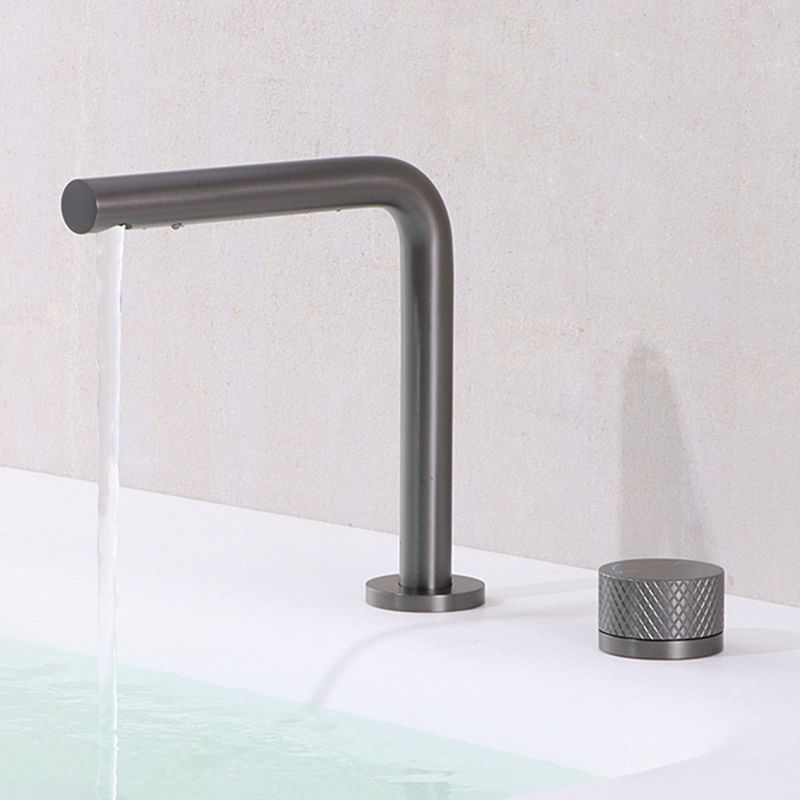 Lysivalla | Modern High Arc Tubular Silhouette Swivel Vessel Bathroom Sink Tap