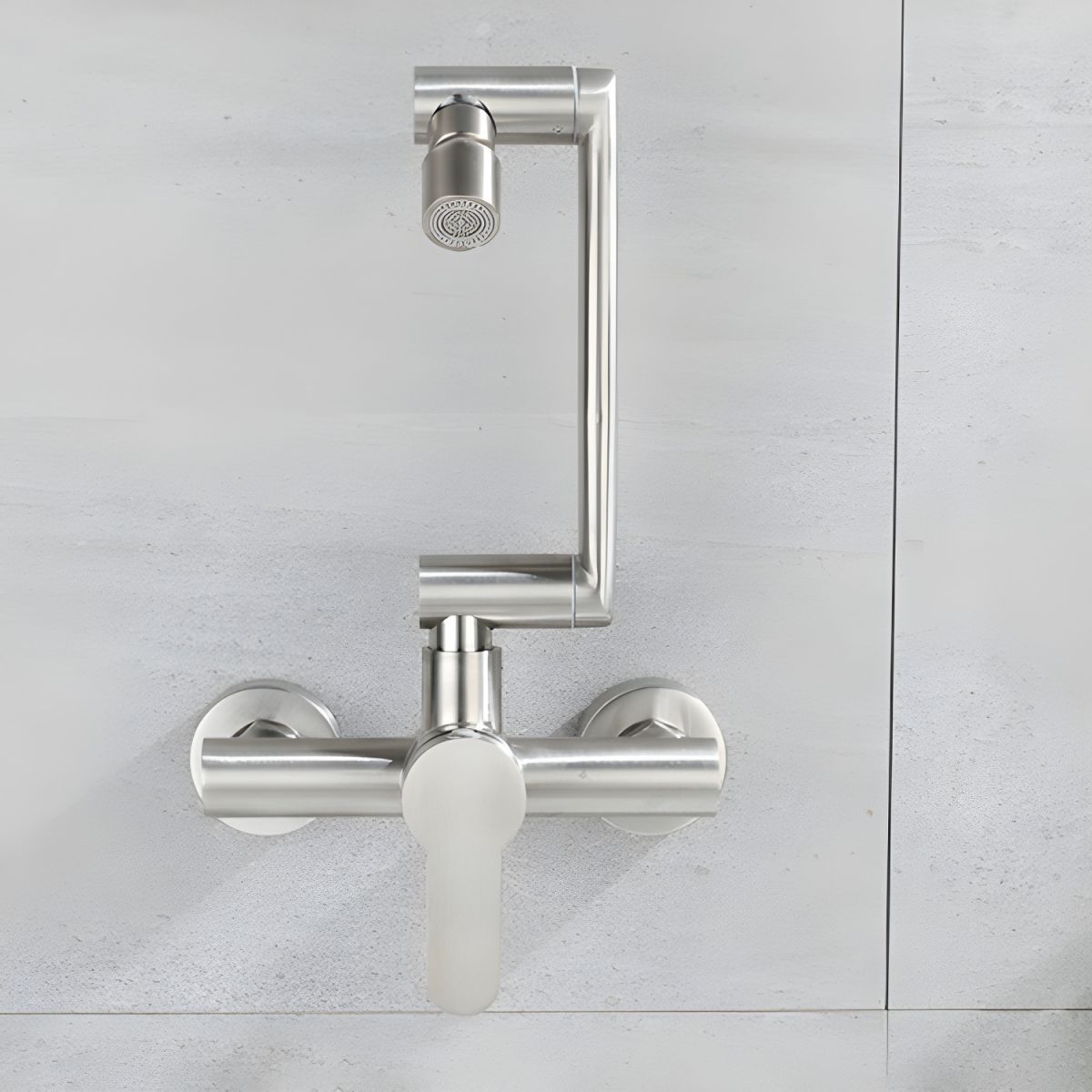 Evalken | Professional Low Profile Folding Arm Pot Filler Kitchen Sink Mixer Tap