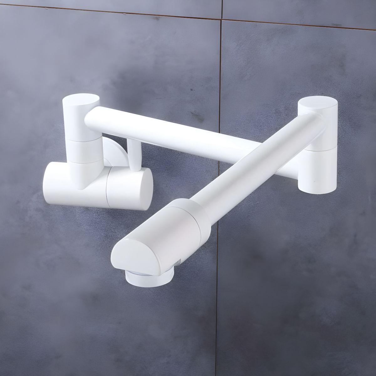 Sylviken | Sleek Wall Mounted Articulated Swivel Spout Kitchen Pot Filler Tap