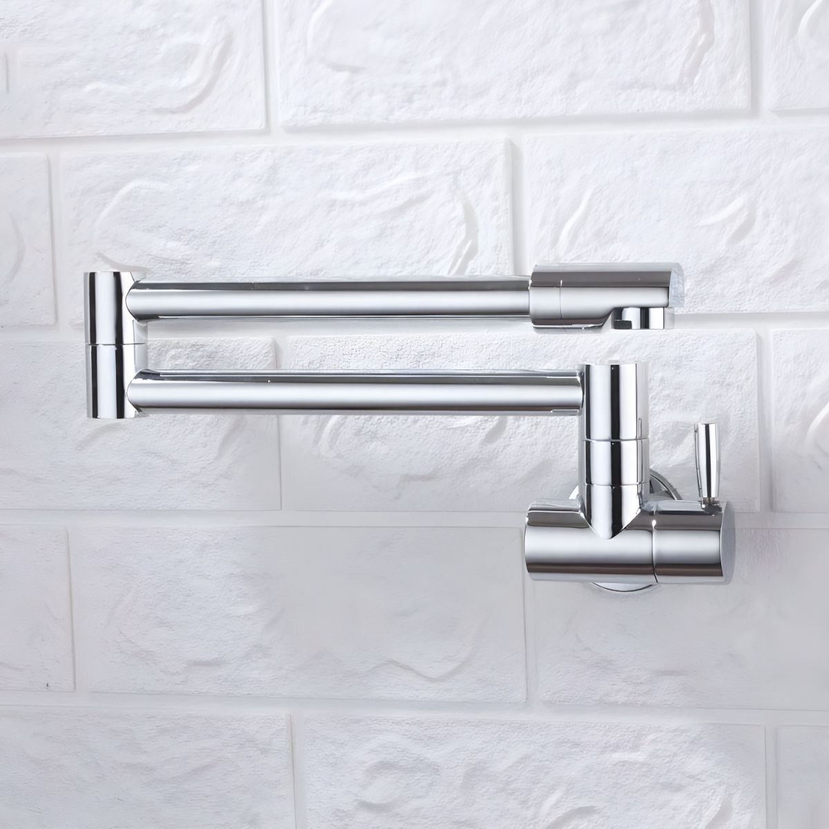 Sylviken | Sleek Wall Mounted Articulated Swivel Spout Kitchen Pot Filler Tap