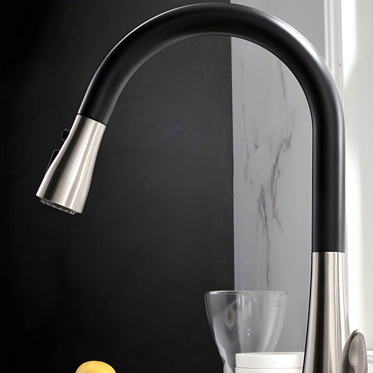 Thavilk | Nordic Gooseneck Swivel Spout Kitchen Sink Mixer Tap
